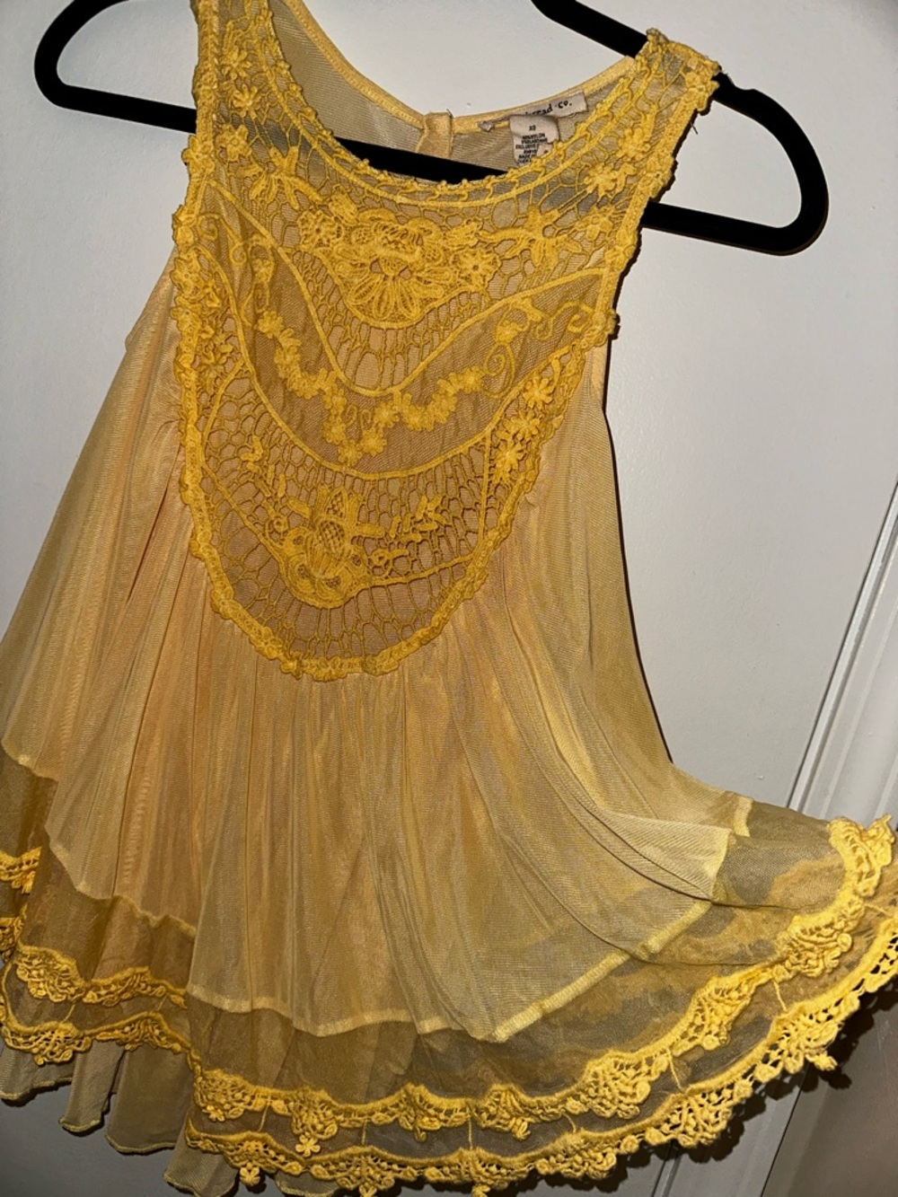 Sunshine Crochet Yoke Sleeveless Camisole